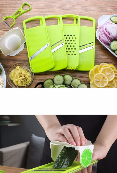 mulit - fuction kitchen tools vegetable carrot cucumber slicer grater wave cutter - MyMobile