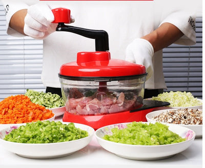 Multi - function Shredder Shredder Manual Meat Grinder Dumpling Stuffing Machine Household Vegetable Machine Garlic Kitchenware - MyMobile