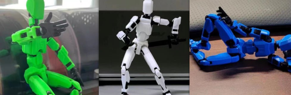 Multi - Jointed Movable Shapeshift Robot 2.0 3D Printed Mannequin Dummy Action Model Doll Toy Kid Gift - MyMobile