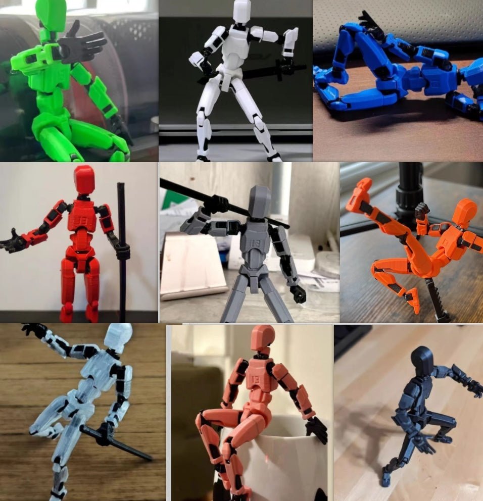 Multi - Jointed Movable Shapeshift Robot 2.0 3D Printed Mannequin Dummy Action Model Doll Toy Kid Gift - MyMobile