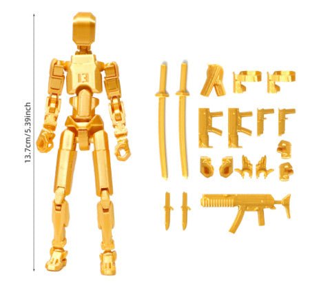 Multi - Jointed Movable Shapeshift Robot 2.0 3D Printed Mannequin Dummy Action Model Doll Toy Kid Gift - MyMobile