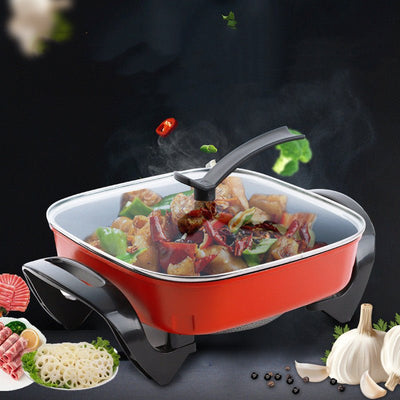 Multifunctional Electric Hot Pot, Household Electric Hot Pot, Square Pot - MyMobile