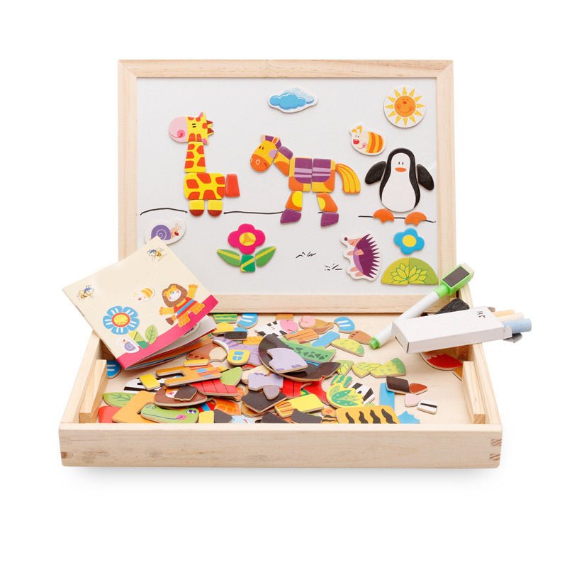 Multifunctional Magnetic Kids Puzzle Drawing Board Educational Toys For Children Gift - MyMobile