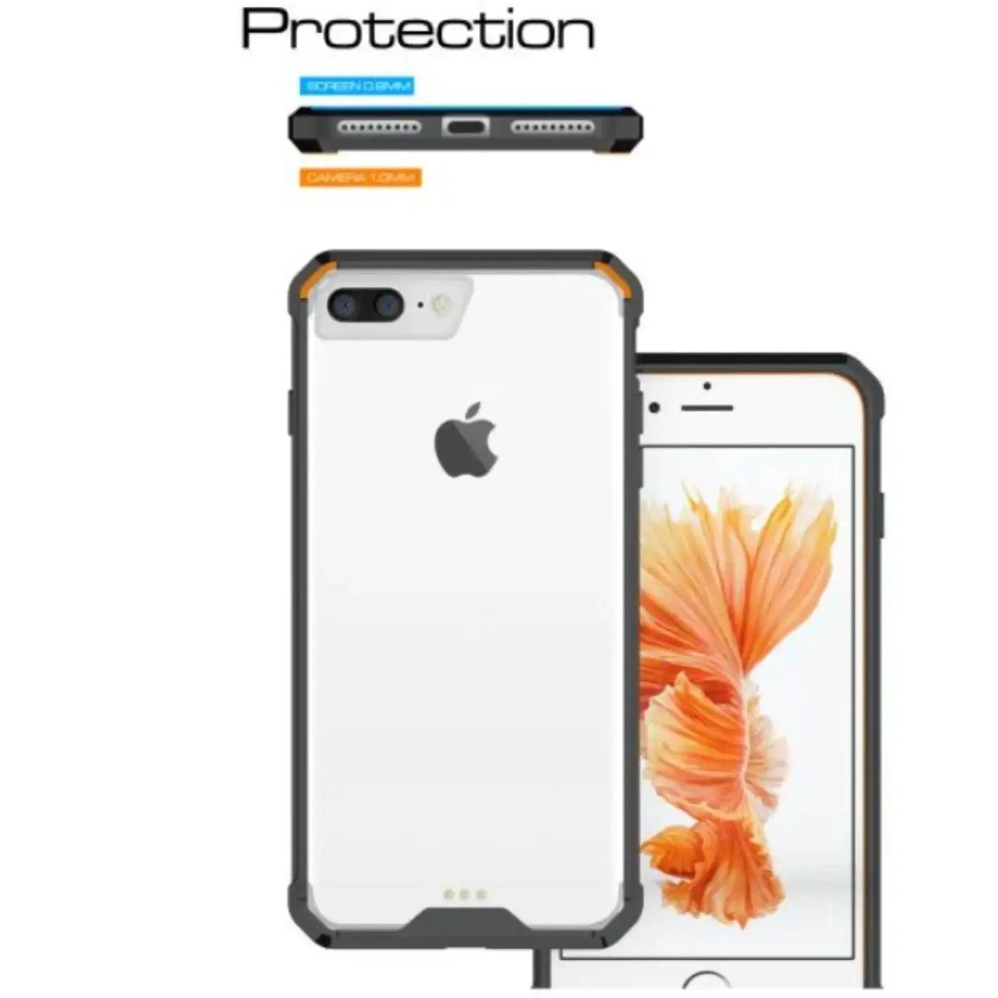 Mycase Air Armour Iphone 7/8 Plus - se 2021 Clear - MyMobile