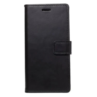 Mycase Leather Folder Iphone 13 5.4 - Black Knight - MyMobile