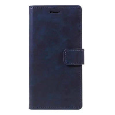 Mycase Leather Folder Iphone Xs 5.8 - Blue - MyMobile