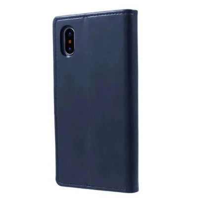 Mycase Leather Folder Iphone Xs 5.8 - Blue - MyMobile