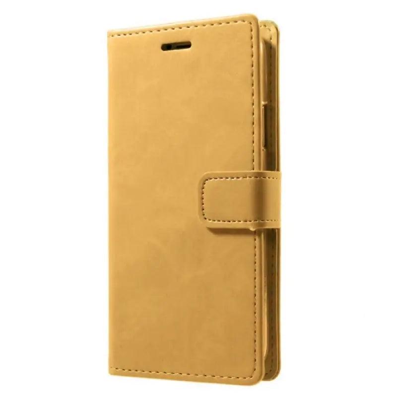 Mycase Leather Folder Iphone Xs 5.8 - Gold - MyMobile