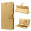 Mycase Leather Folder Iphone Xs 5.8 - Gold - MyMobile