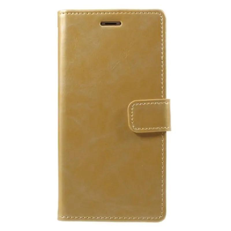 Mycase Leather Folder Iphone Xs 5.8 - Gold - MyMobile