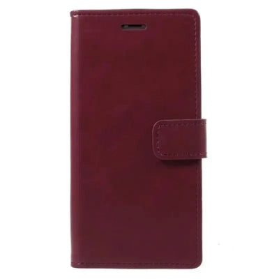 Mycase Leather Folder Samsung S10 - Berry Red - MyMobile