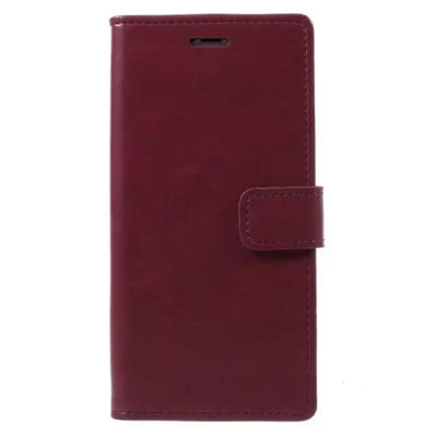 Mycase Leather Folder Samsung S10e - Berry Red - MyMobile