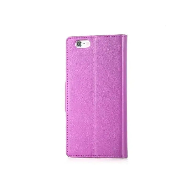 Mycase Leather Wallet Oppo R15 Pro Purple - MyMobile