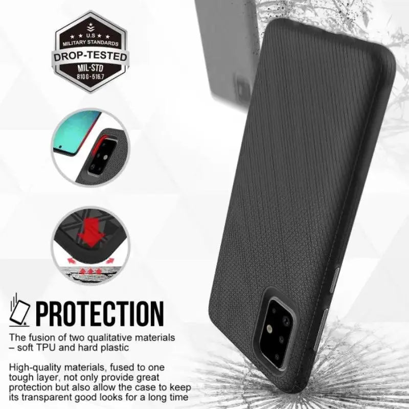 Mycase Tough For Samsung Galaxy A13 - Black - MyMobile