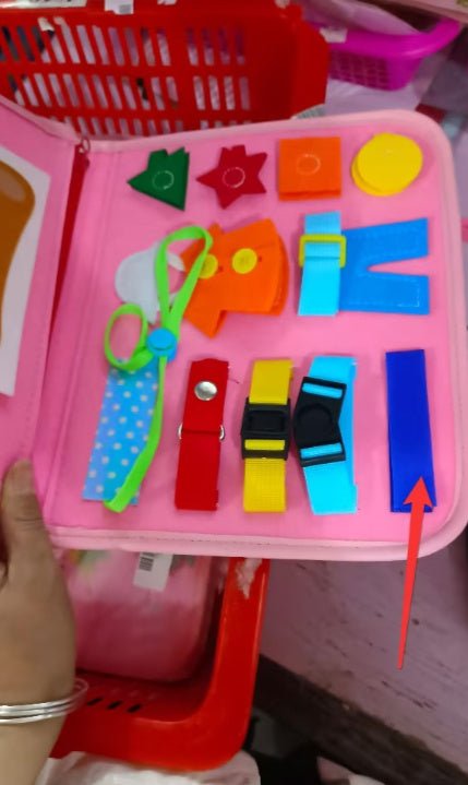 New Busy Book Children's Busy Board Dressing And Buttoning Learning Toy For Kids & Children - MyMobile