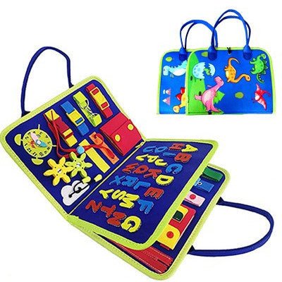 New Busy Book Children's Busy Board Dressing And Buttoning Learning Toy For Kids & Children - MyMobile