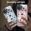 New Incoming Light Heart Mobile Phone Shell For Couples For iPhone 15 - MyMobile