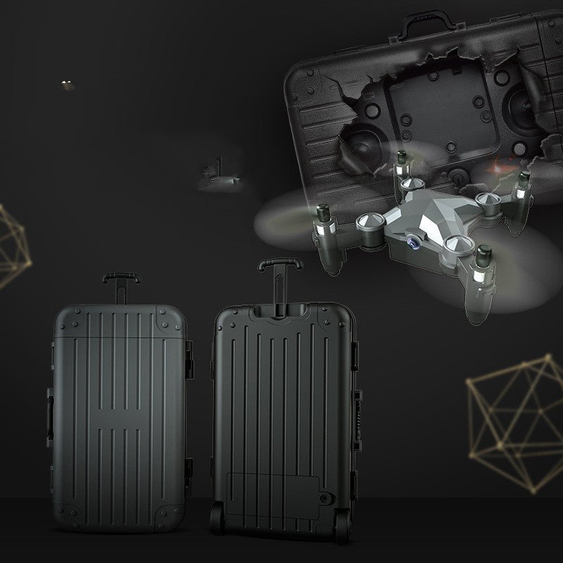 New Luggage Box Storage Box Folding Mini UAV Aerial Photography Remote Control Four Axis Children's Toys Drone - MyMobile