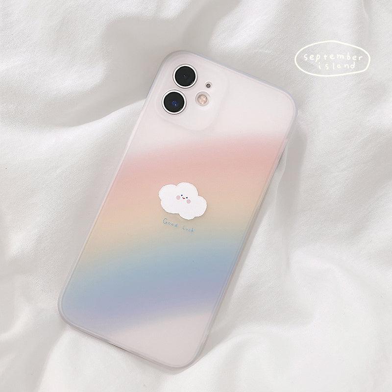 New Original Small Rainbow Phone Case All - inclusive Matte For iPhone 11, 12, 13, 14 - MyMobile