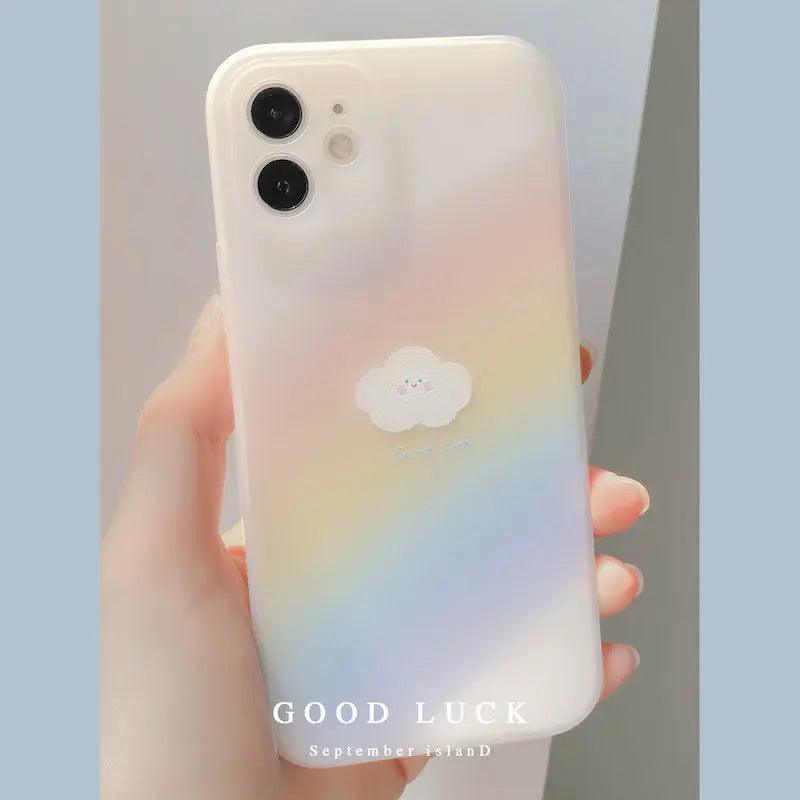 New Original Small Rainbow Phone Case All - inclusive Matte For iPhone 11, 12, 13, 14 - MyMobile