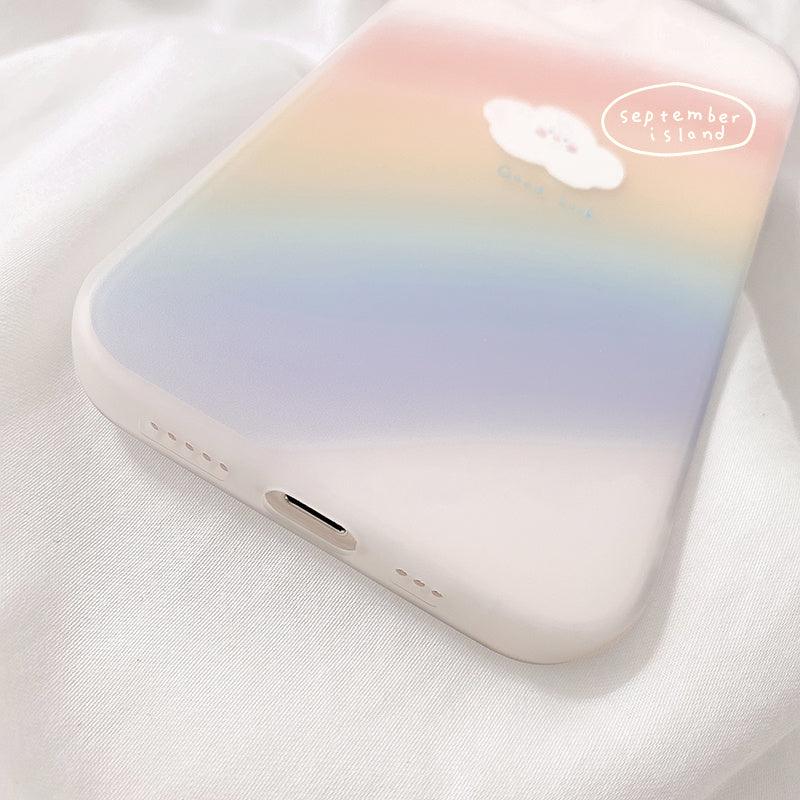 New Original Small Rainbow Phone Case All - inclusive Matte For iPhone 11, 12, 13, 14 - MyMobile