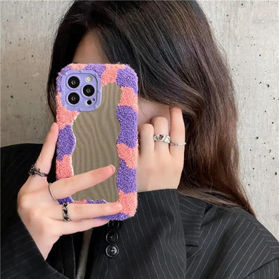 New Plush Mirror Phone Case All Inclusive For iPhone 13, 14 - MyMobile