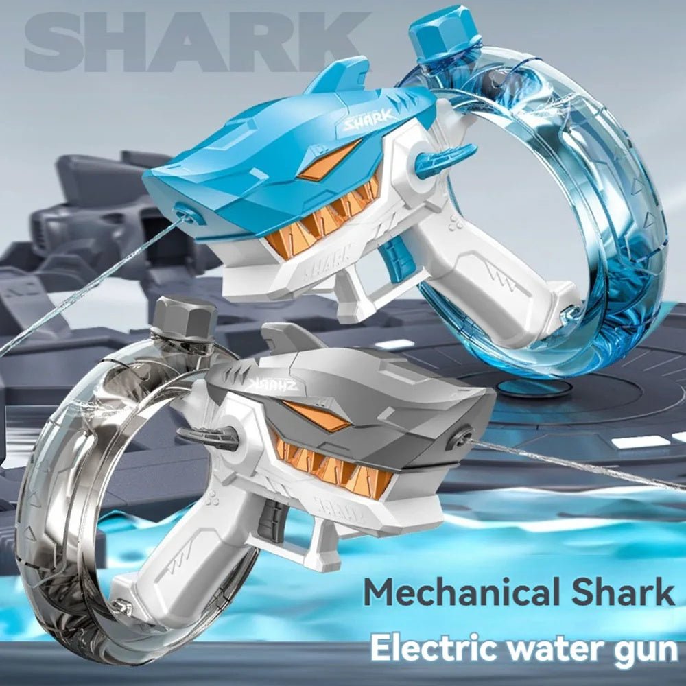 New Shark Electric Water Gun Toys Fully Automatic Continuous Fire Water Gun Children's Water Playing Toys - MyMobile