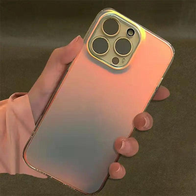 New Simple Gradient Laser Frosted Phone Case For iPhone 13, 14 - MyMobile