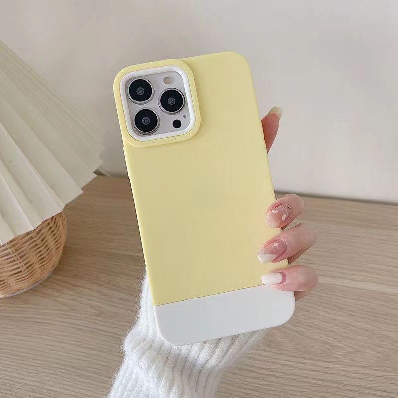 New Three - in - one Contrast Color Mobile Phone Case Silicone For iPhone 12, 13, 14 - MyMobile