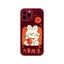 New Year Red Embroidery Charm Rabbit Phone Case For iPhone 12, 13, 14 - MyMobile