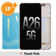 Samsung Galaxy A26 5G A266B OLED Replacement with Frame GH82-37049D (Service Pack)-Peach Pink