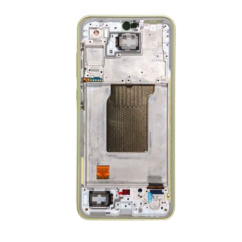 Samsung Galaxy A35 5G A356B OLED Screen Replacement Digitizer with Frame GH82-34221D (Service Pack)-Lemon
