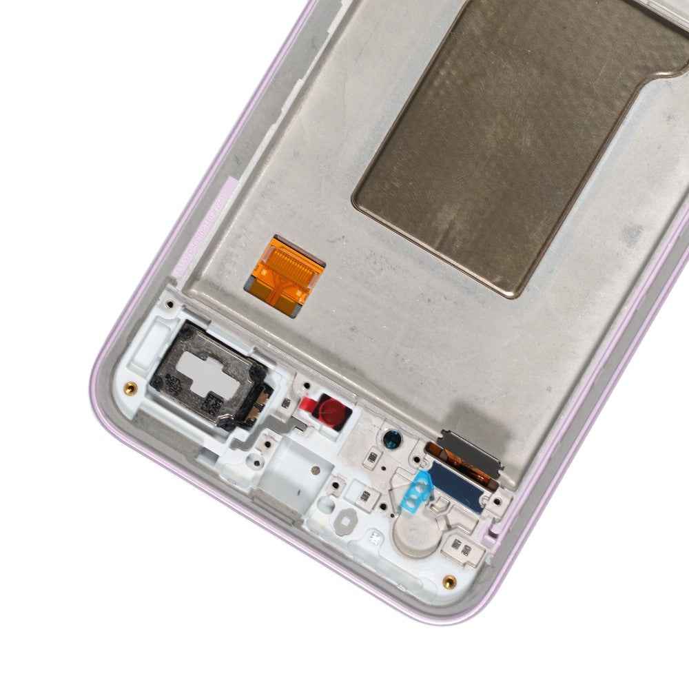 Samsung Galaxy A35 5G A356B OLED Screen Replacement Digitizer with Frame GH82-34221C (Service Pack)-Lilac
