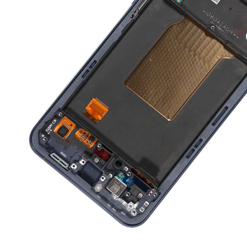 Samsung Galaxy A55 5G A556B OLED Screen Replacement Digitizer with Frame GH82-34305A (Service Pack)-Navy