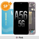 Samsung Galaxy A56 5G A566B OLED Replacement with Frame GH82-36829D (Service Pack)-Pink