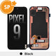 OLED Screen Digitizer With Bezel Frame and Fingerprint Sensor for Google Pixel 9-Black (Service Pack)