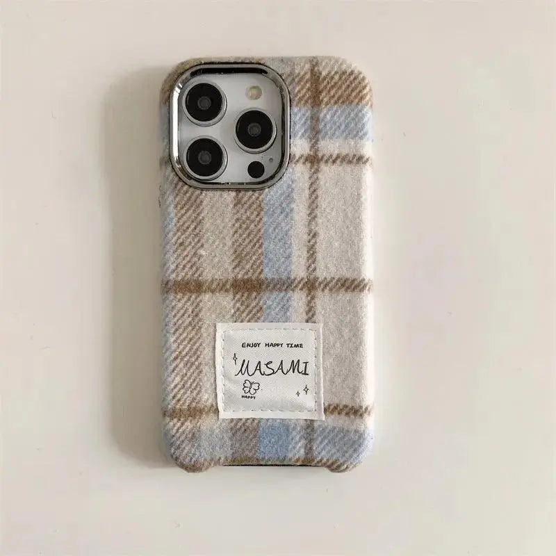 Niche Flannel Plaid Phone Case - MyMobile