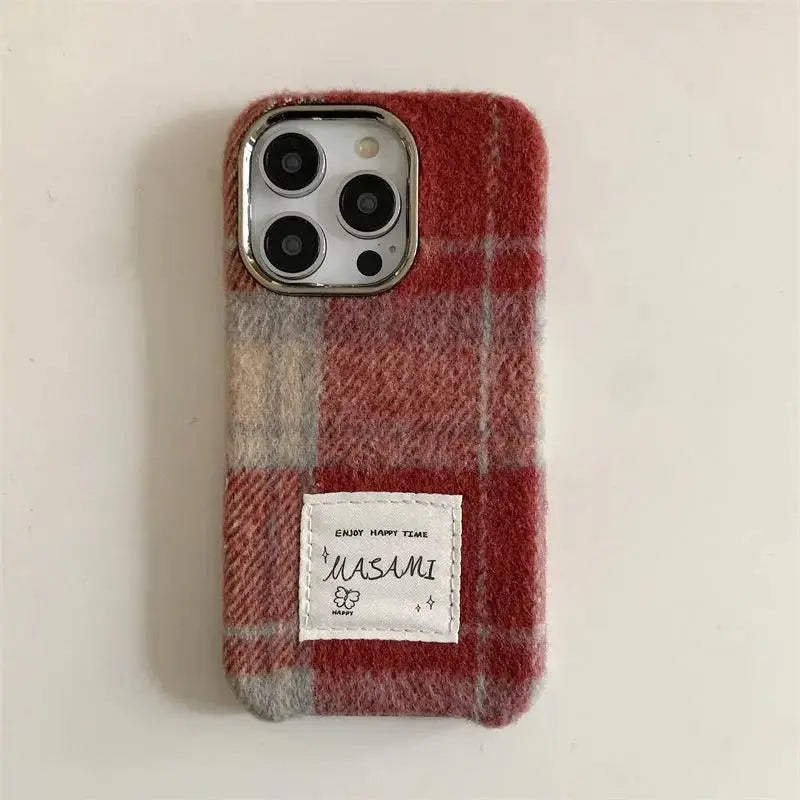 Niche Flannel Plaid Phone Case - MyMobile