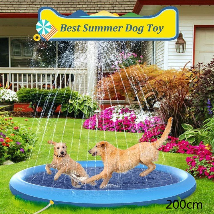 Non - Slip Splash Pad For Kids And Pet Dog Pool Summer Outdoor Water Toys - MyMobile