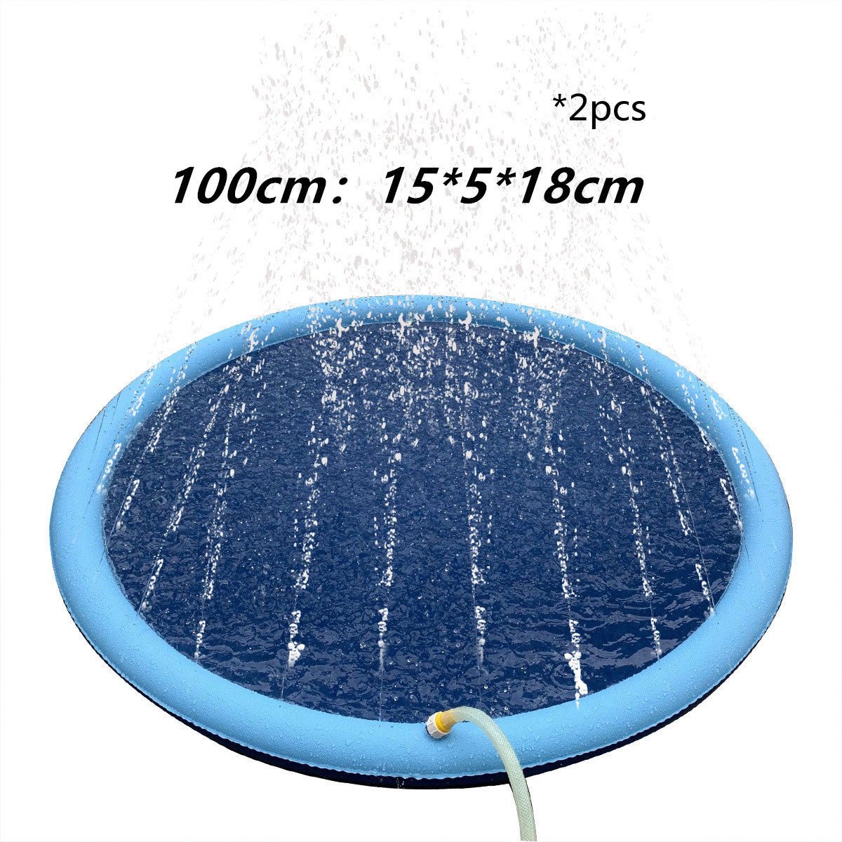 Non - Slip Splash Pad For Kids And Pet Dog Pool Summer Outdoor Water Toys - MyMobile