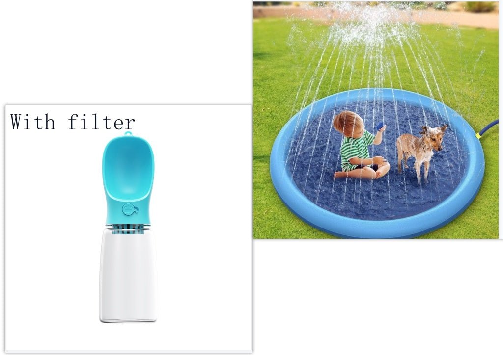 Non - Slip Splash Pad For Kids And Pet Dog Pool Summer Outdoor Water Toys - MyMobile