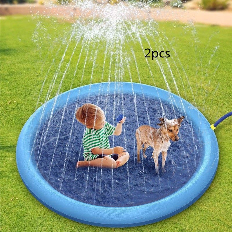 Non - Slip Splash Pad For Kids And Pet Dog Pool Summer Outdoor Water Toys - MyMobile