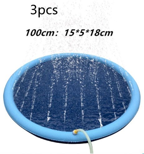 Non - Slip Splash Pad For Kids And Pet Dog Pool Summer Outdoor Water Toys - MyMobile