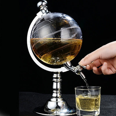 Novelty Globe Wine Decanters Drink Dispenser For Alcohol 1.5L Drinking Game Beer Liquor Dispenser Strainers Bar Accessories New - MyMobile