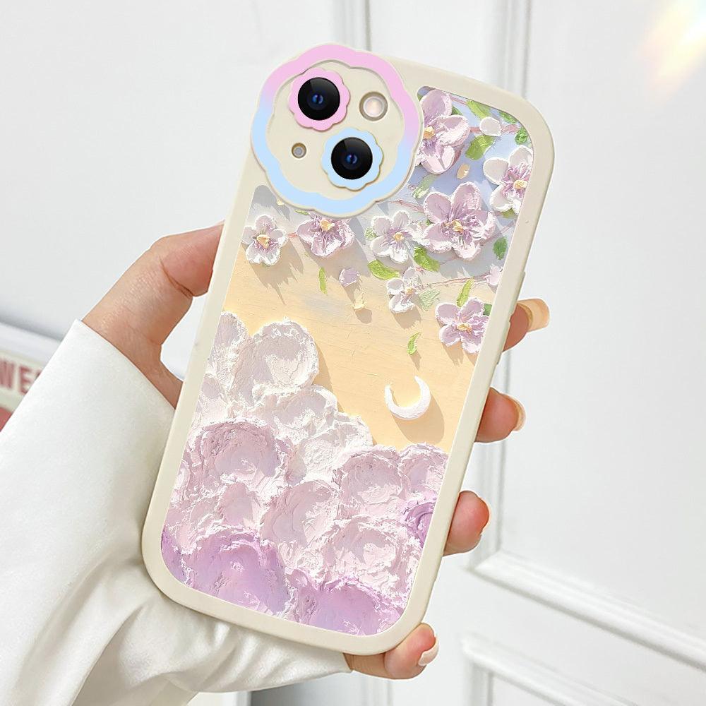 Oil Painting Flower Mobile Phone Protective Case For iPhone 12, 13 - MyMobile