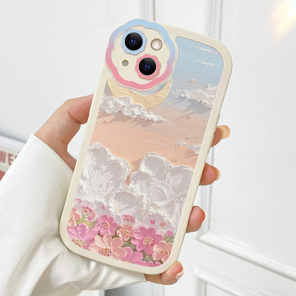 Oil Painting Flower Mobile Phone Protective Case For iPhone 12, 13 - MyMobile