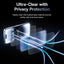 Baseus Sapphire Series Privacy Protection Tempered Glass Screen Protector (with Dust Filter) For iPhone 15