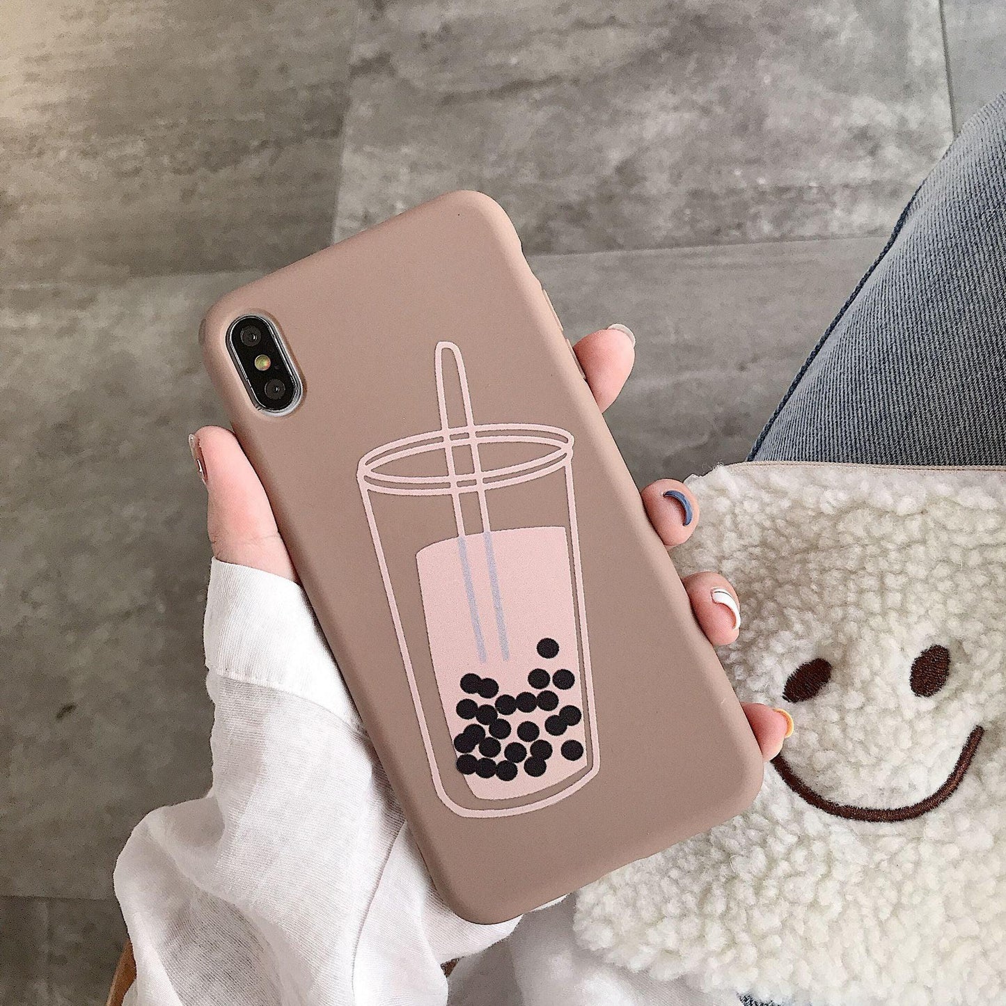 Pearl milk tea mobile phone case - MyMobile