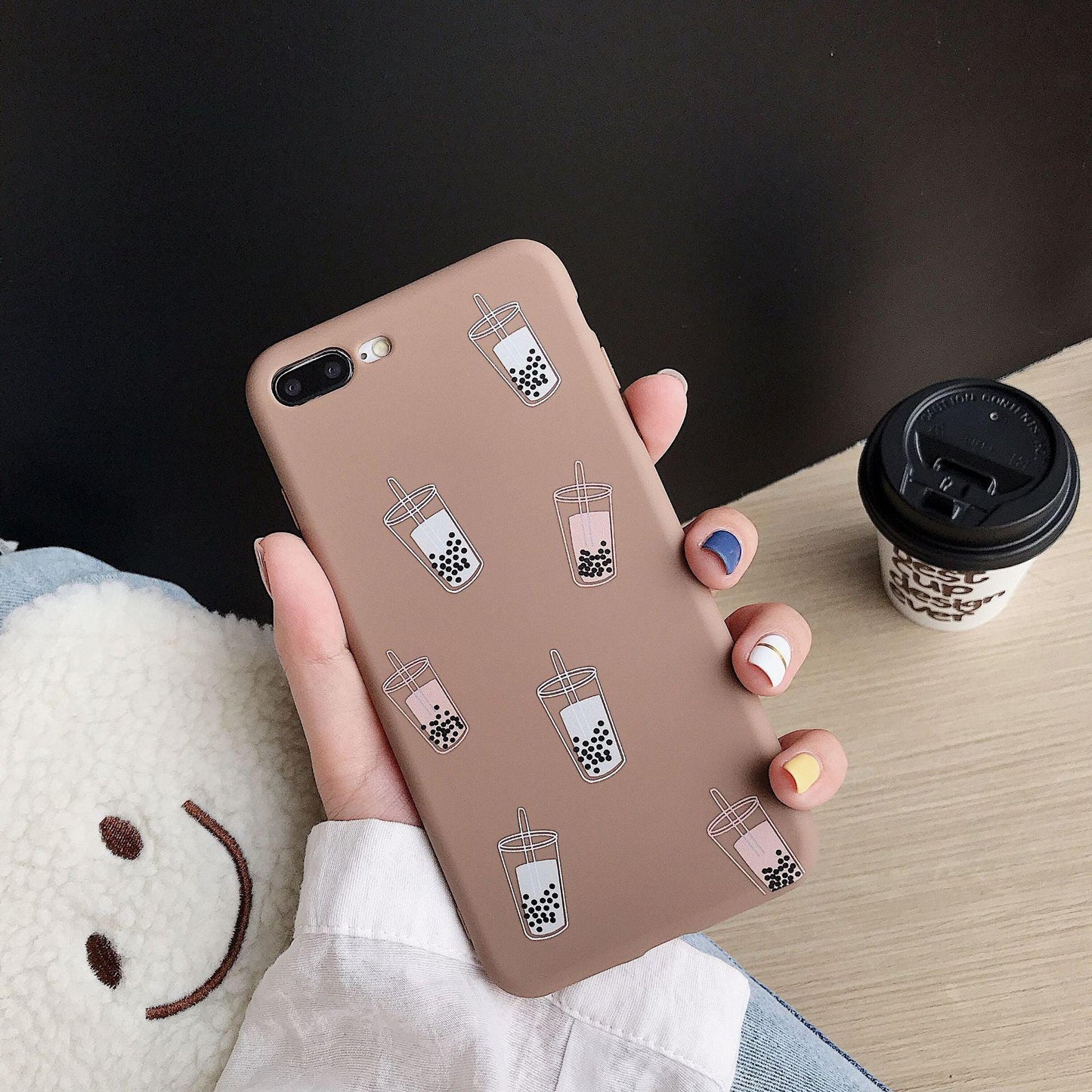 Pearl milk tea mobile phone case - MyMobile