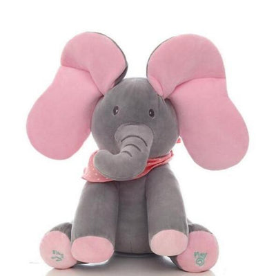 Peek - A - Boo Interactive Elephant Plush Toy - MyMobile